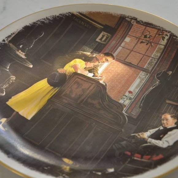 Vintage Norman Rockwell collection plate Gorham Fine China - Picture 4 of 5